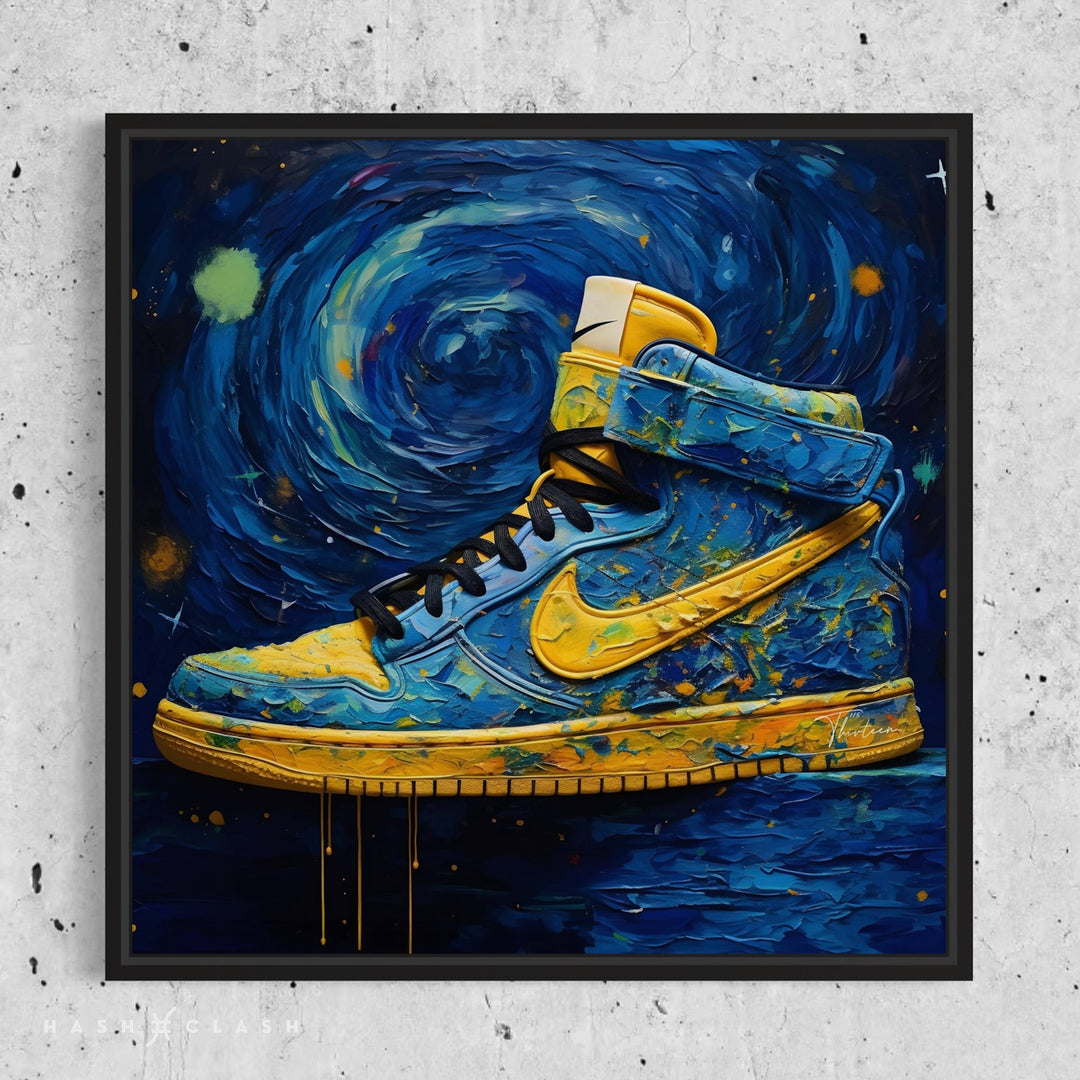 Digital art - Nike Shoes Vincent van Gogh - Thirteen - HashClash